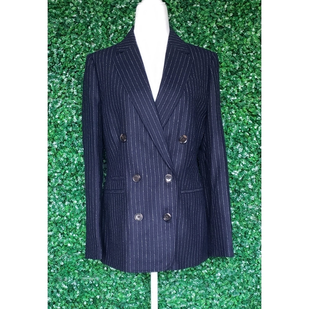 5. J.Crew Bristol blazer in pinstripe English wool - Picture 5 of 11